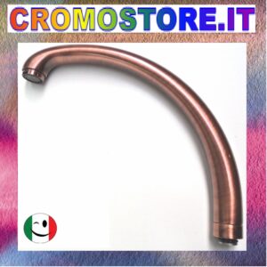 CANNA CONICA IN OTTONE PER RUBINETTO MONOFORO - RAMATO - RAME