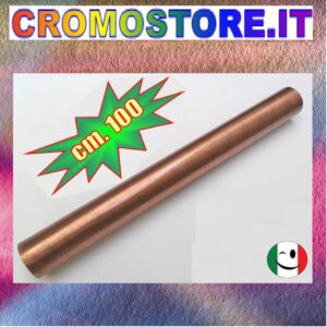 CANOTTO CANNA OTTONE LISCIO Ø 26 x 1000 mm. RAMATO - RAME