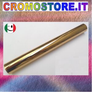 CANOTTO CANNA OTTONE LISCIO Ø 26 x 300 mm. DORATO - BAGNO ORO 24KT