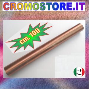 CANOTTO CANNA OTTONE LISCIO Ø 32 x 1000 mm. RAMATO - RAME