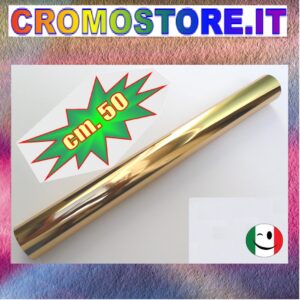 CANOTTO CANNA OTTONE LISCIO Ø 32 x 500 mm. DORATO - BAGNO ORO 24KT