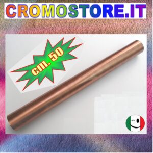 CANOTTO CANNA OTTONE LISCIO Ø 32 x 500 mm. RAMATO - RAME