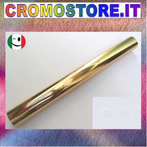 CANOTTO CANNA OTTONE LISCIO Ø 40 x 300 mm. DORATO - BAGNO ORO 24KT