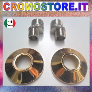 ECCENTRICO PER GRUPPO A MURO DORATO - BAGNO ORO 24KT