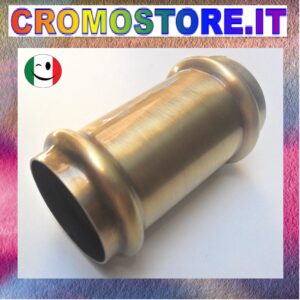 GIUNTO TELESCOPICO PER CANOTTO OTTONE DA Ø 26 BRONZATO - BRONZO