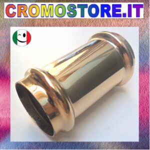 GIUNTO TELESCOPICO PER CANOTTO OTTONE DA Ø 26 DORATO - BAGNO ORO 24KT
