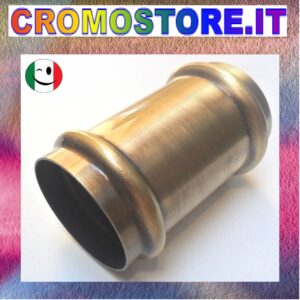 GIUNTO TELESCOPICO PER CANOTTO OTTONE DA Ø 32 BRONZATO - BRONZO