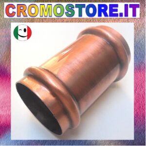 GIUNTO TELESCOPICO PER CANOTTO OTTONE DA Ø 32 RAMATO - RAME