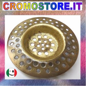 GRIGLIETTA Ø 70 mm. PER PILETTA - BRONZATO - BRONZO