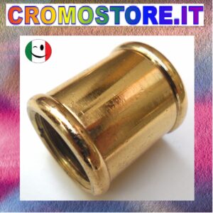 MANICOTTO FF DA 1/2" - DORATO - BAGNO ORO 24KT