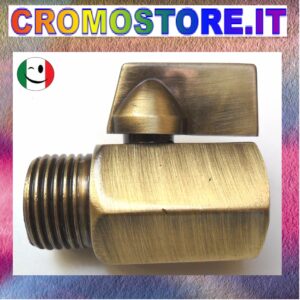 RUBINETTO A SFERA MIGNON MF DA 1/2" - BRONZATO - BRONZO