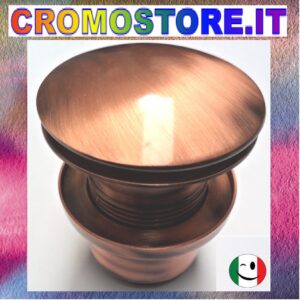 PILETTA OTTONE " CLICK CLACK " SENZA TROPPO PIENO DA 1¼" RAMATO - RAME