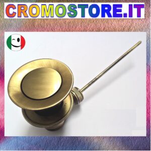 PILETTA OTTONE CON SALTARELLO NORTON DA 1" BRONZATO - BRONZO