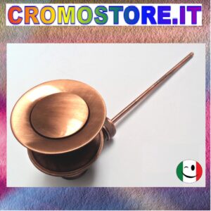 PILETTA OTTONE CON SALTARELLO NORTON DA 1" RAMATO - RAME