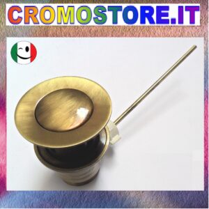 PILETTA OTTONE CON SALTARELLO NORTON DA 1¼" BRONZATO - BRONZO