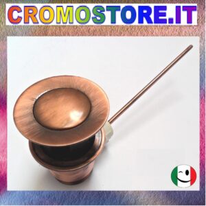 PILETTA OTTONE CON SALTARELLO NORTON DA 1¼" RAMATO - RAME