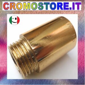 PROLUNGA MF CM. 3 DA 1/2" - DORATO - BAGNO ORO 24KT