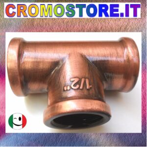 TEE DA 1/2" - RAMATO - RAME