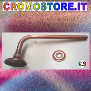 BRACCIO DOCCIA 100% OTTONE - RAMATO - RAME
