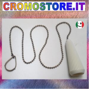 CATENELLA TIRANTE PER CASSETTA ALTA WC - BRONZATO - BRONZO