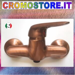 MISCELATORE MONOCOMANDO DOCCIA ESTERNO - RAMATO - RAME