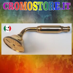 DOCCETTA 100% OTTONE DECO' MAXI - DORATO - BAGNO ORO 24KT