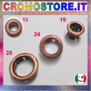 GHIERA PER TROPPO PIENO LAVABO E BIDET DA Ø 13-19-24-28 MM. RAMATO - RAME