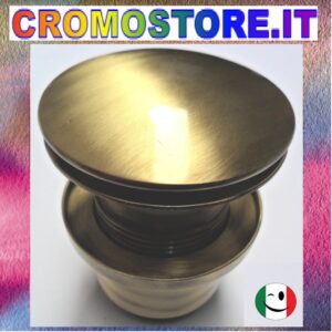 PILETTA OTTONE " CLICK CLACK " SENZA TROPPO PIENO DA 1¼" BRONZATO - BRONZO