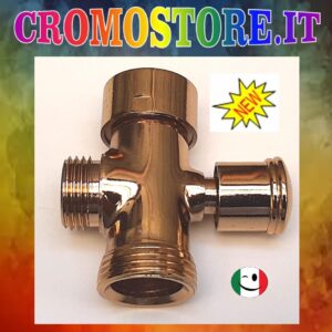 DEVIATORE DI FLUSSO PER GRUPPO LAVELLO A MURO - DORATO - BAGNO ORO 24KT