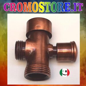 DEVIATORE DI FLUSSO PER GRUPPO LAVELLO A MURO - RAMATO - RAME