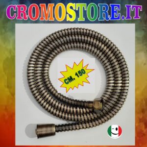 FLESSIBILE PER DOCCIA / VASCA CM. 150 ATTACCO CONICO BRONZATO - BRONZO