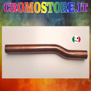 CANOTTO CANNA OTTONE ECCENTRICO Ø 32 x 300 mm. RAMATO - RAME