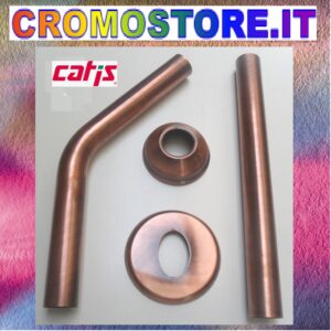 KIT TUBO CANOTTI DI SCARICO PER CASSETTA " CATIS " RAMATO - RAME
