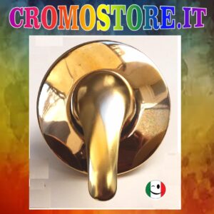 MISCELATORE MONOCOMANDO INCASSO DOCCIA - DORATO - BAGNO ORO 24KT