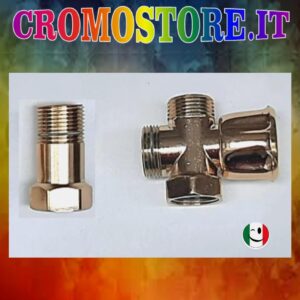 RETROGRUPPO PER LAVATRICE DORATO - BAGNO ORO 24KT