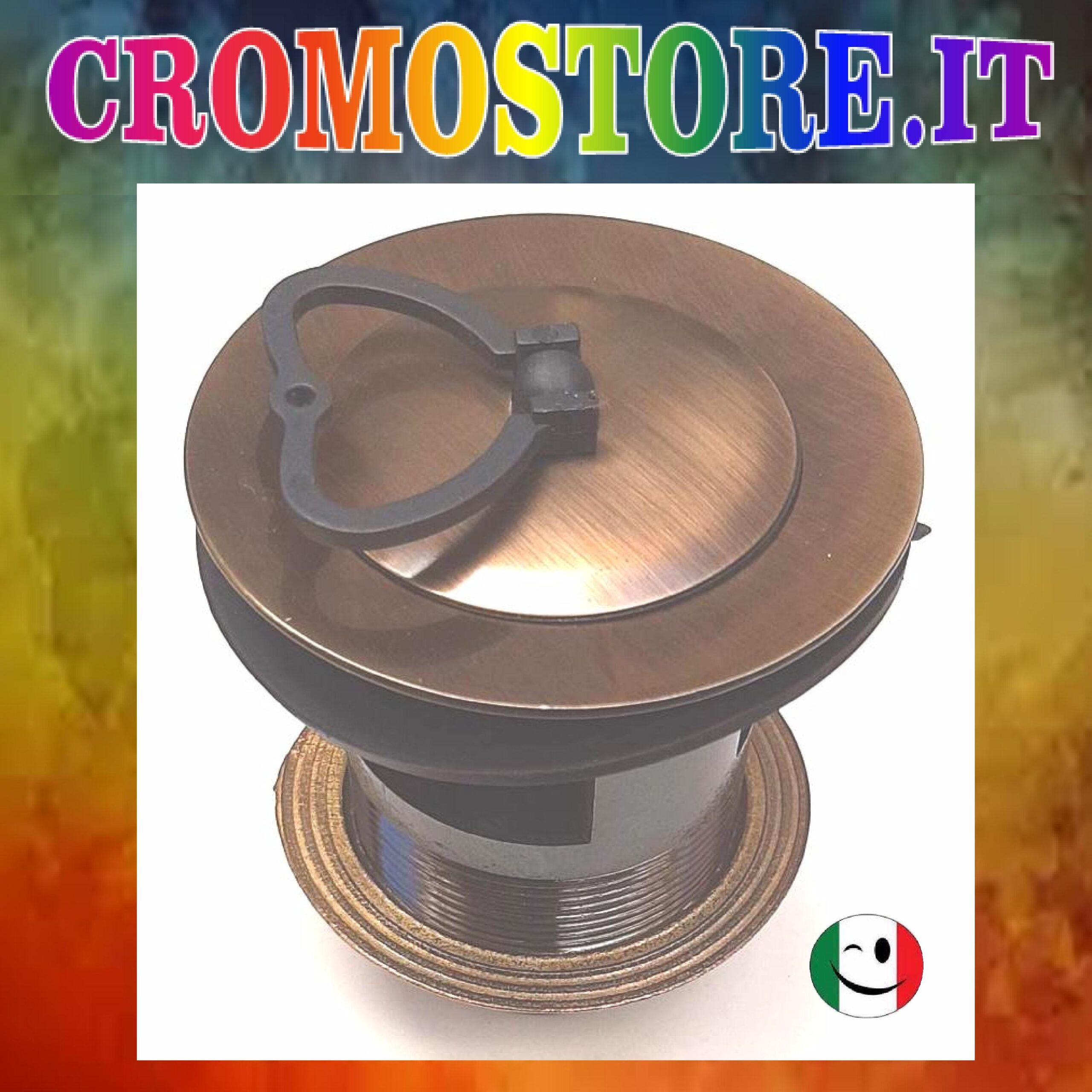 PILETTONE / PILETTA CON TROPPO PIENO DA 1" 1/4" BRONZATO - BRONZO