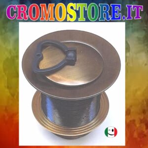 PILETTONE / PILETTA SENZA TROPPO PIENO DA 1" 1/4" BRONZATO - BRONZO